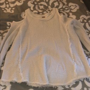 Free people cold shoulder sweater